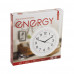 Часы EC-01(009301) Energy d-27,5см кругл. бел.