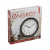 Часы настен. EC-07(009307) Energy d-24,5см кругл. черн. пластик