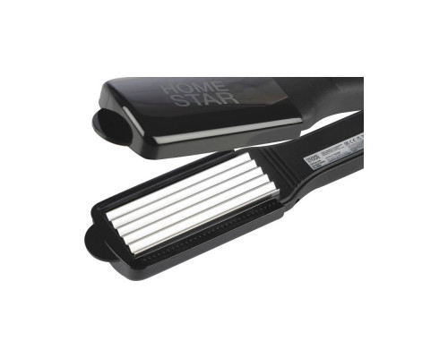 Щипцы-гофре Homestar HS-8005 002809 30Вт 7,5х3см пластик алюм. чёрный