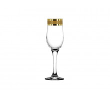 Бокалы для шампанского EAV79-160 ПромСИЗ Ампир 0,2л 6пр. стекло прозрачн.