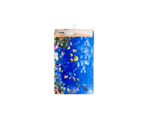 Коврик (000486) Рыжий кот Mat-AQUA "Аквариум" 50х80см. микрофибра
