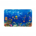 Коврик (000486) Рыжий кот Mat-AQUA "Аквариум" 50х80см. микрофибра
