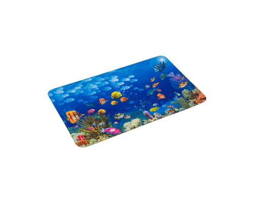 Коврик (000486) Рыжий кот Mat-AQUA "Аквариум" 50х80см. микрофибра