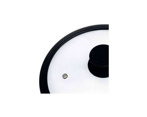Крышка стекл. G-type CAPPELLO 24см. силик. ободок. (003544)