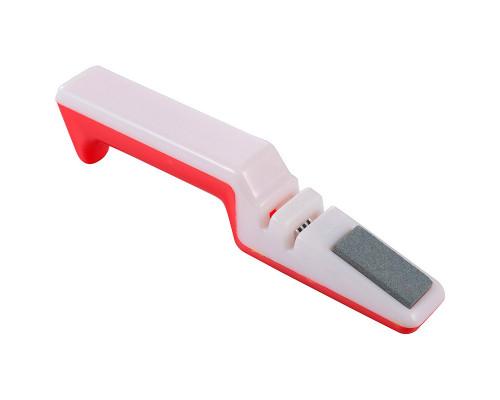 Ножеточка Mallony KS-1 001789 19см пластик/металл/камень белый/красный