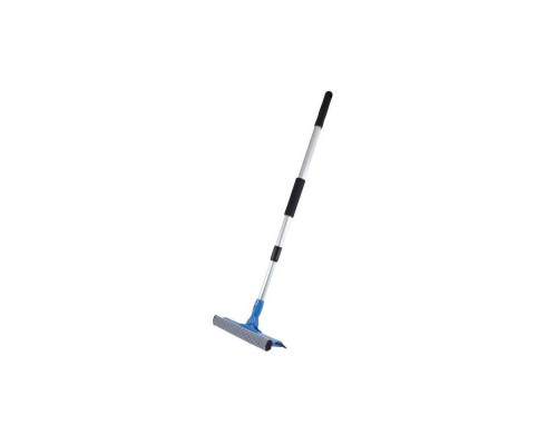 Стекломой с телескоп. руч. WS-07-F(310408) Рыжий кот 25х9см. 120см алюм.