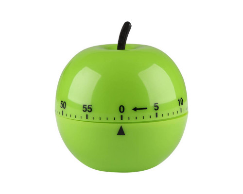 Таймер (003541) Mallony "Apple" 7х7,5см. механ. пластик