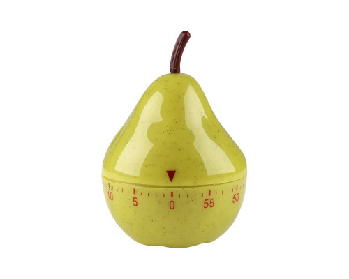 Таймер (003618) Mallony "Pear" 6,7х9,1см пластик зелен.