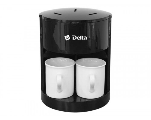 Кофеварка DL-8160(DELTA) 2керам. чашки по125мл. 250Вт.