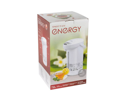 Термопот Energy TP-601N(280306) 3л 750Вт пластик бел.