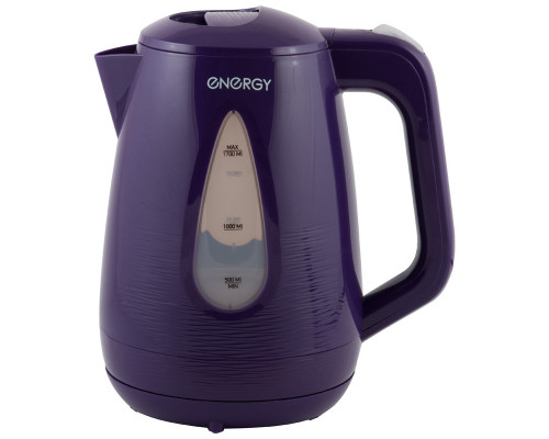 Чайник электрический Energy E-214 фиолетовый пластик диск 1,7 л 2200 Вт