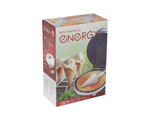 Вафельница EN-224(152310) Energy 1200Вт ант. покр.
