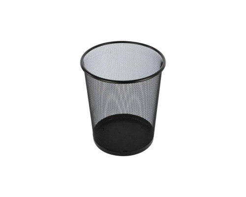 Корзина для бумаги Рыжий кот MPB-02 312559 9,38л 19см металл чёрный