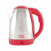 Чайник электрический Homestar HS-1028 красный нерж.ст. диск 1,8 л 1500 Вт
