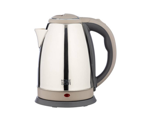 Чайник электрический Homestar HS-1028 бежевый нерж.ст. диск 1,8 л 1500 Вт