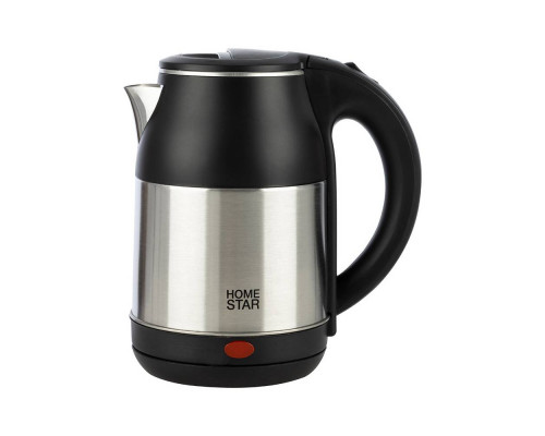Чайник электрический Homestar HS-1034 черный нерж.ст. диск 1,8 л 1500 Вт