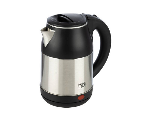 Чайник электрический Homestar HS-1034 черный нерж.ст. диск 1,8 л 1500 Вт