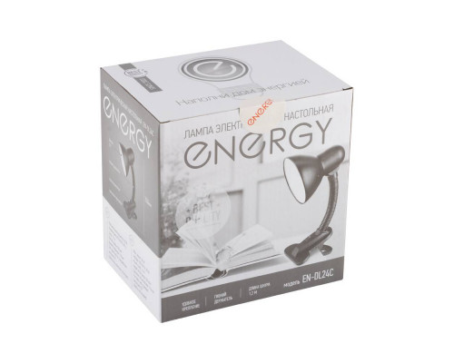Лампа настольная ENERGY EN-DL24 366045 40Вт металл синий