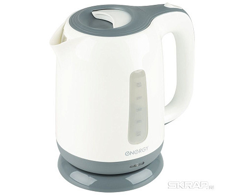 Чайник электрический Energy E-274 164078 1,7л спираль 2200Вт пластик белый