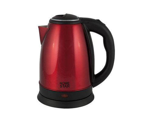 Чайник электрический Homestar HS-1010 003014 1,8л нерж. сталь 1500Вт красный