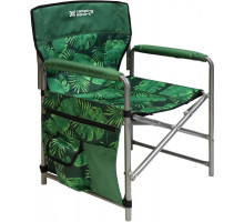 Кресло складное 1 (КС1/2 с тропическими листьями темный)