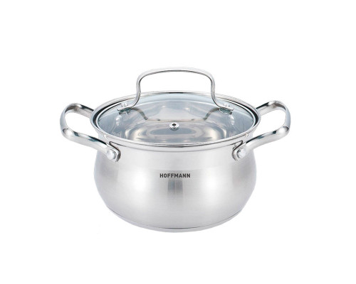 Кастрюля НМ52118 HoffMann 3,1л. нерж.ст. 