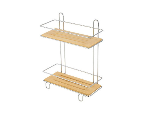 Полка двухъярусная 101245 BAMBOO-03 26х11,5х34см