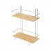 Полка двухъярусная 101245 BAMBOO-03 26х11,5х34см