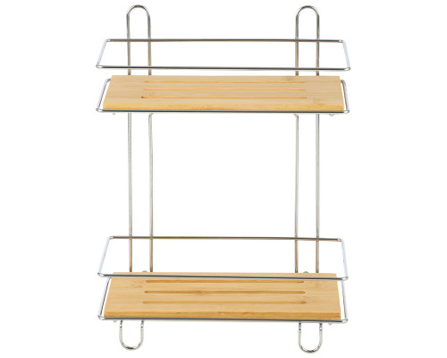Полка двухъярусная 101245 BAMBOO-03 26х11,5х34см