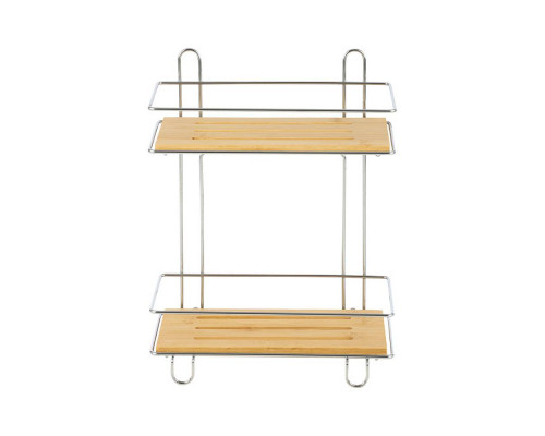 Полка двухъярусная 101245 BAMBOO-03 26х11,5х34см