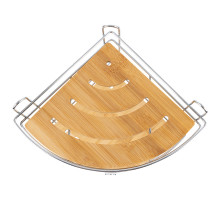 Полка трехъярусная 101247 BAMBOO-05 угловая 19,5х19,5х48,5см
