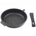 Сковорода ALTEI Granit Perfection black 02-2650-100 26см алюминий гран. ручка съемная чёрный