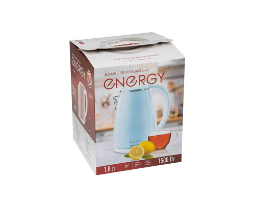 Чайник электрический Energy E-261 164141 1,8л пластик 1500Вт голубой