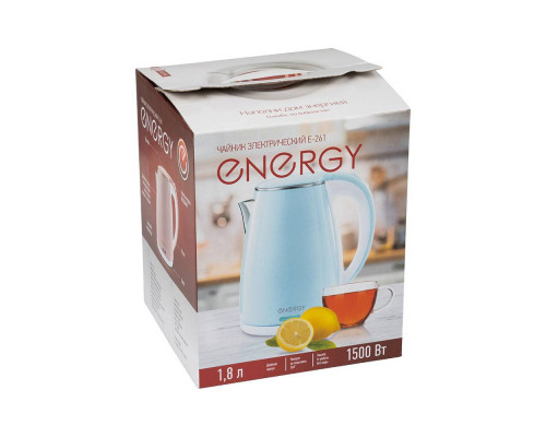 Чайник электрический Energy E-261 164142 1,8л пластик 1500Вт розовый