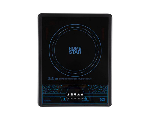 Электроплитка 1комф. HS-1106(104523) HOMESTAR индукц. 2200Вт стекло