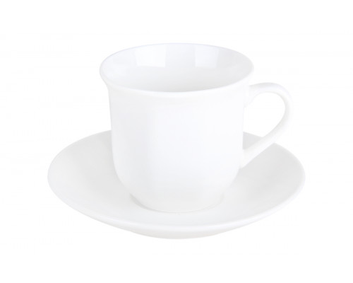 Чайный сервиз КОРАЛЛ Классика NBJ12-L-WN 12пр. 0,2л керамика белый