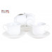 Чайный сервиз КОРАЛЛ Классика NKY12-L-WN 12пр. 0,2л керамика белый