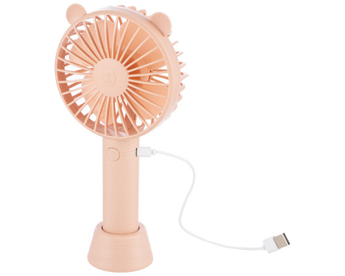 Вентилятор Energy EN-0610 (103933) USB (настольный, аккумулятор) розовый