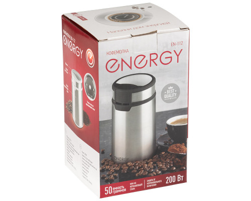 Кофемолка Energy EN-112 (105769) цвет черный, 200 Вт