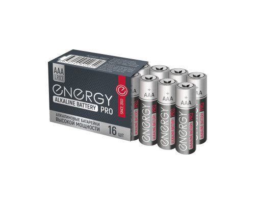 Батарейка алкалиновая ENERGY Pro LR03/16S (ААА) 104977 16шт