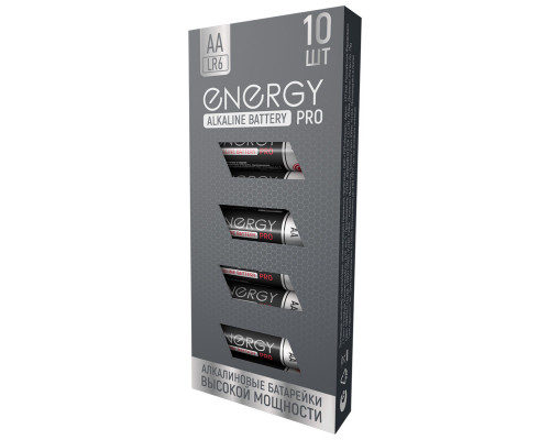 Батарейка алкалиновая ENERGY Pro LR6/10К (АА) 104976 10шт