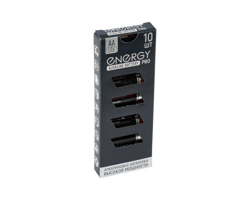 Батарейка алкалиновая ENERGY Pro LR6/10К (АА) 104976 10шт