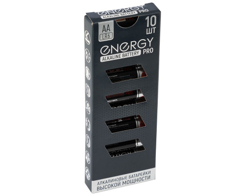 Батарейка алкалиновая ENERGY Pro LR6/10К (АА) 104976 10шт