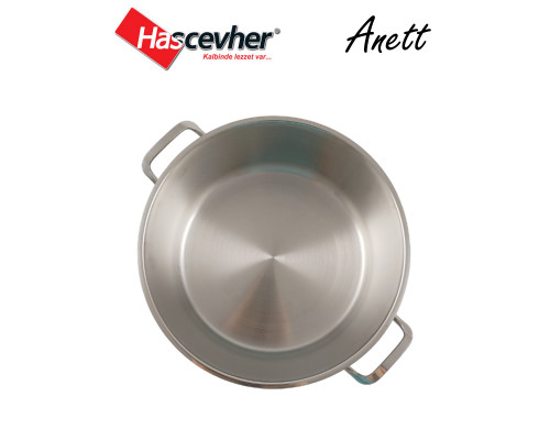 Кастрюля Hascevher Anett 3TTCLK1930002 20л 30см нерж сталь серебристый