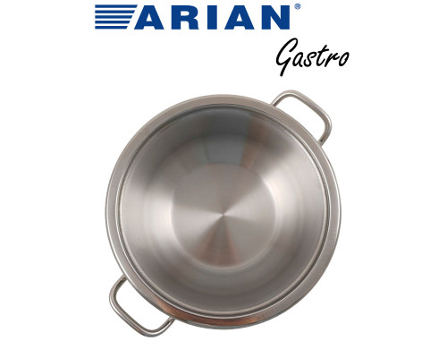 Кастрюля ARIAN Gastro 4TTCLK0422004 4л 22см нерж сталь серебристый