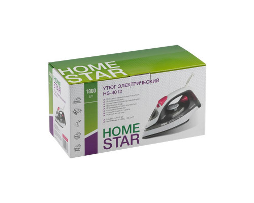 Утюг Homestar HS-4012 серый 1800 Вт керам.покр. пар самоочистка