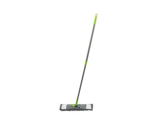 Швабра Рыжий кот Mop Click Лапша 310477 42x120см микрофибра рукоять телескоп. метал./пластик сер./зе