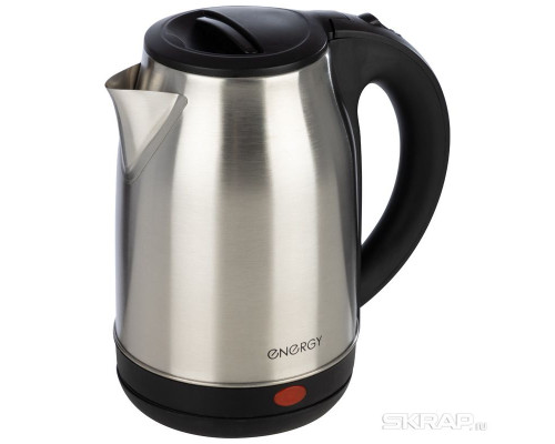 Чайник электрический Energy E-201 164126 1,8л нерж. сталь 1500Вт черный