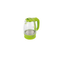 Чайник электрический Homestar HS-1012 зеленый стекло диск 1,7 л 2200 Вт