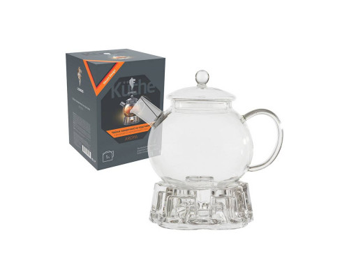 Чайник заварочный LEONORD AROMA 008245 1л стекло